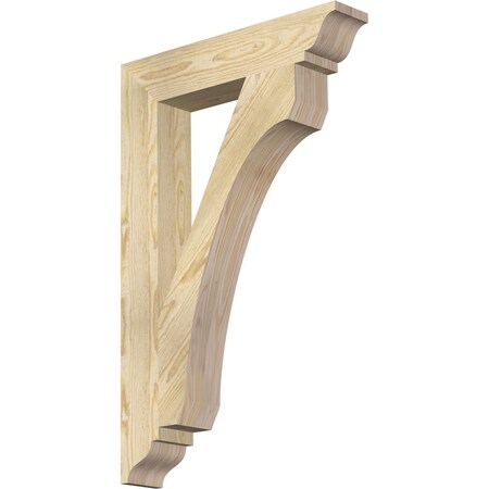 Ekena Millwork Legacy Traditional Rough Sawn Bracket, Douglas Fir, 4"W x 22"D x 34"H BKT04X22X34LEC01RDF